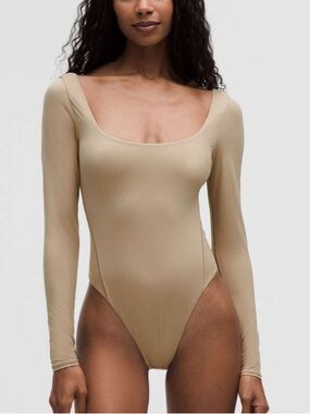 NEW Lululemon WUNDERMOST ULTRA-SOFT NULU SQUARE-NECK LONG SLEEVE BODYSUIT